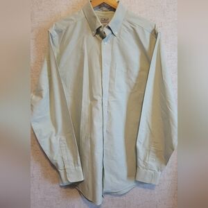 L.L. Bean Mint Green Cotton Shirt